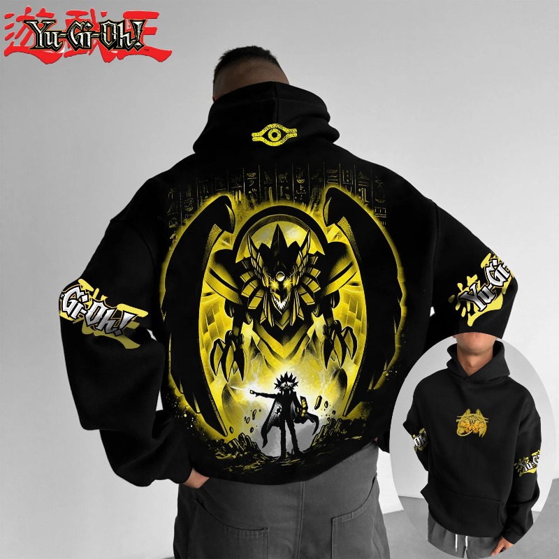 Anime Merch Hoodie - 2025 유희왕 애니메이션 캐릭터 오시리스 스카이