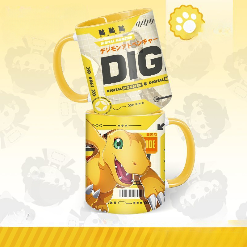Anime Merchandise Mugs - 디지몬 애니메이션 캐릭터 상품 만화 Gabumon