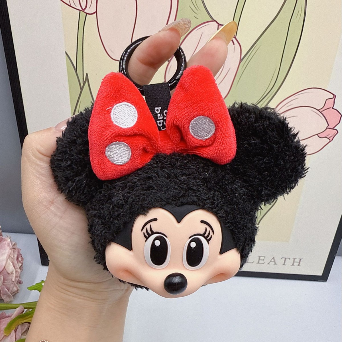 Original Anime Merchandise - 미키 미니 봉제 인형 키체인 귀여운