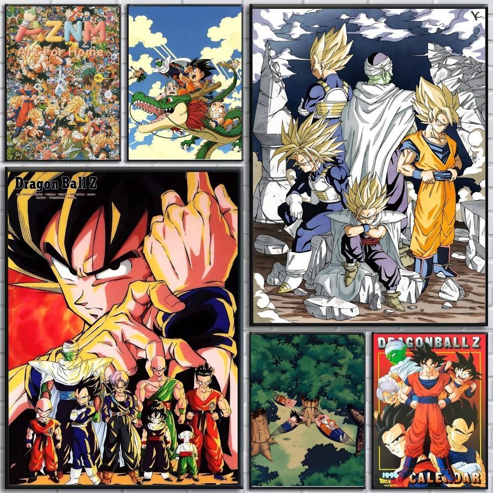 Anime Merchandise Posters - AZNM 드래곤 볼 Z 프레임 없는