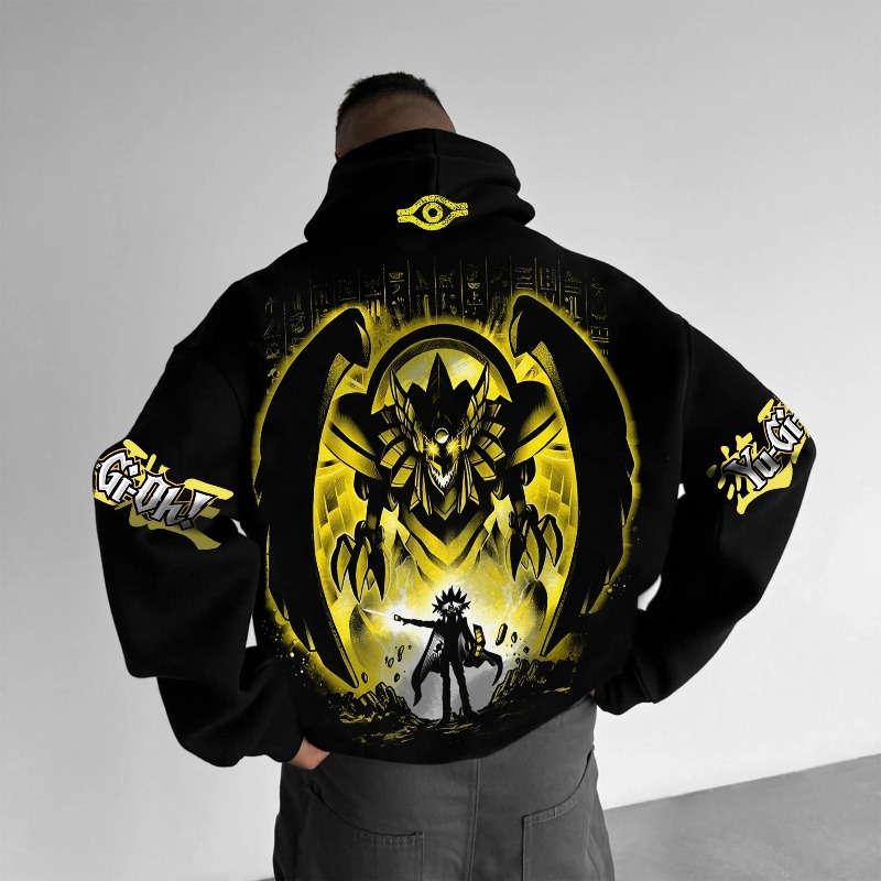 2025 유희왕 애니메이션 캐릭터 오시리스 스카이 드래 - Anime Merch Hoodie 리뷰 및 가격