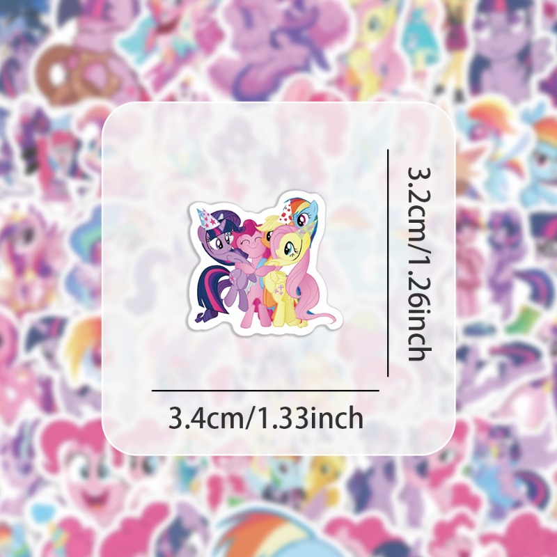 100pcs 만화 마이 리틀 포니 트와일라잇 스파클 패 - Original Anime Merchandise 리뷰 및 가격