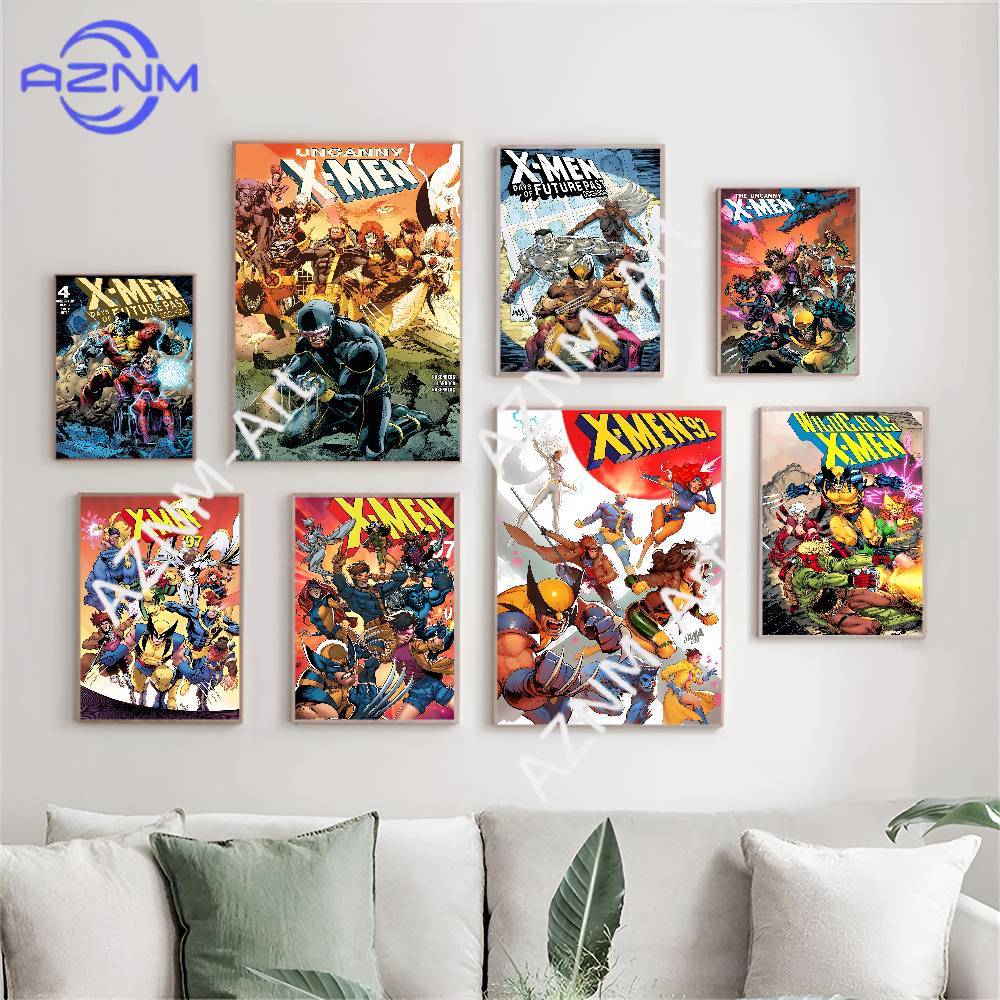 1PC M-Marvel X-X-Men 애니메이션 영화  - Anime Merchandise Posters 리뷰 및 가격