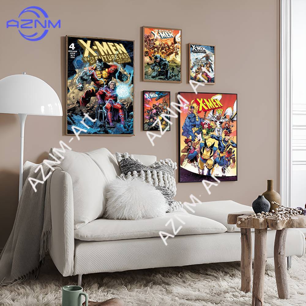 1PC M-Marvel X-X-Men 애니메이션 영화  - Anime Merchandise Posters 리뷰 및 가격