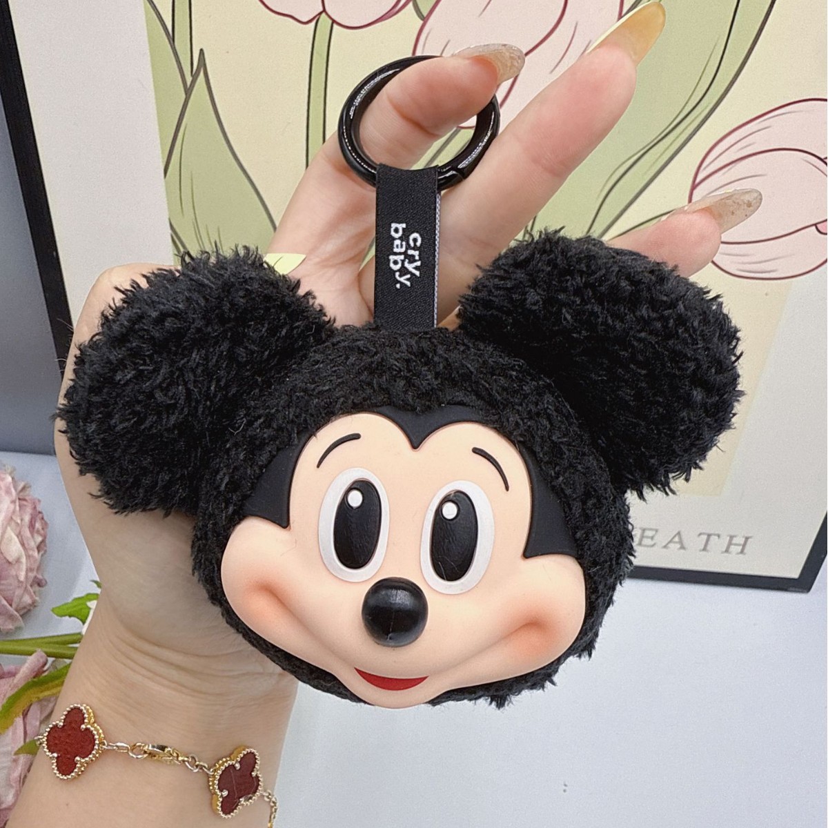 미키 미니 봉제 인형 키체인 귀여운 비닐 피규어 수집용 - Original Anime Merchandise 리뷰 및 가격
