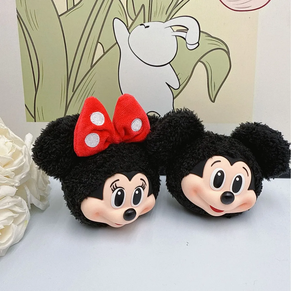미키 미니 봉제 인형 키체인 귀여운 비닐 피규어 수집용 - Original Anime Merchandise 리뷰 및 가격