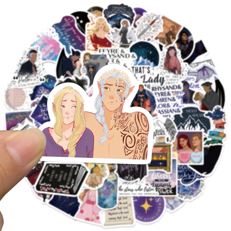 60PCS Acotar 상품 홈 장식 낙서 스티커 머그 - Anime Merchandise Mugs 리뷰 및 가격