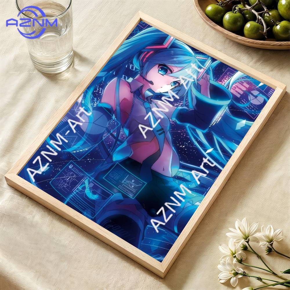 1pc 포스터 벽 장식 거실 바 장식 룸 벽 장식 가상 - Anime Merchandise Posters 리뷰 및 가격