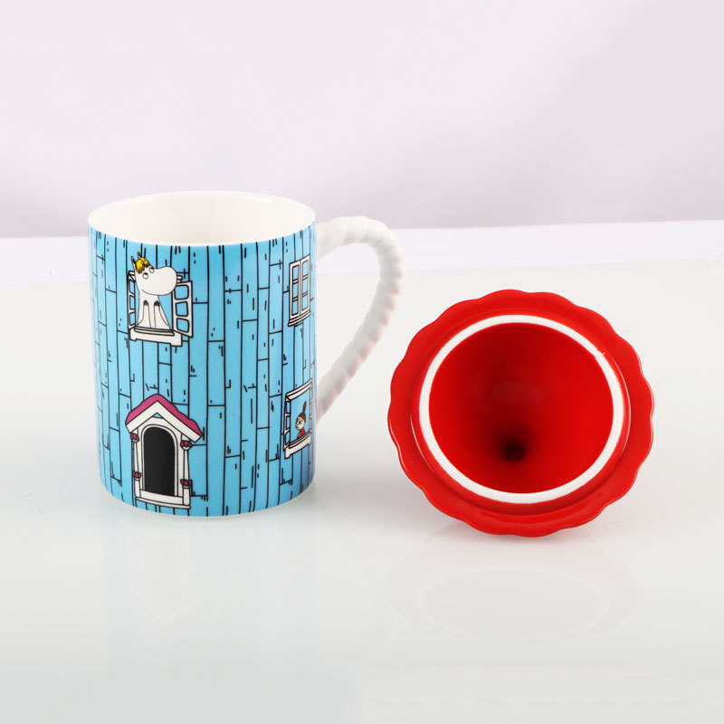 창의적인 무민 하우스 세라믹 머그컵 애니메이션 액션 피 - Anime Merchandise Mugs 리뷰 및 가격